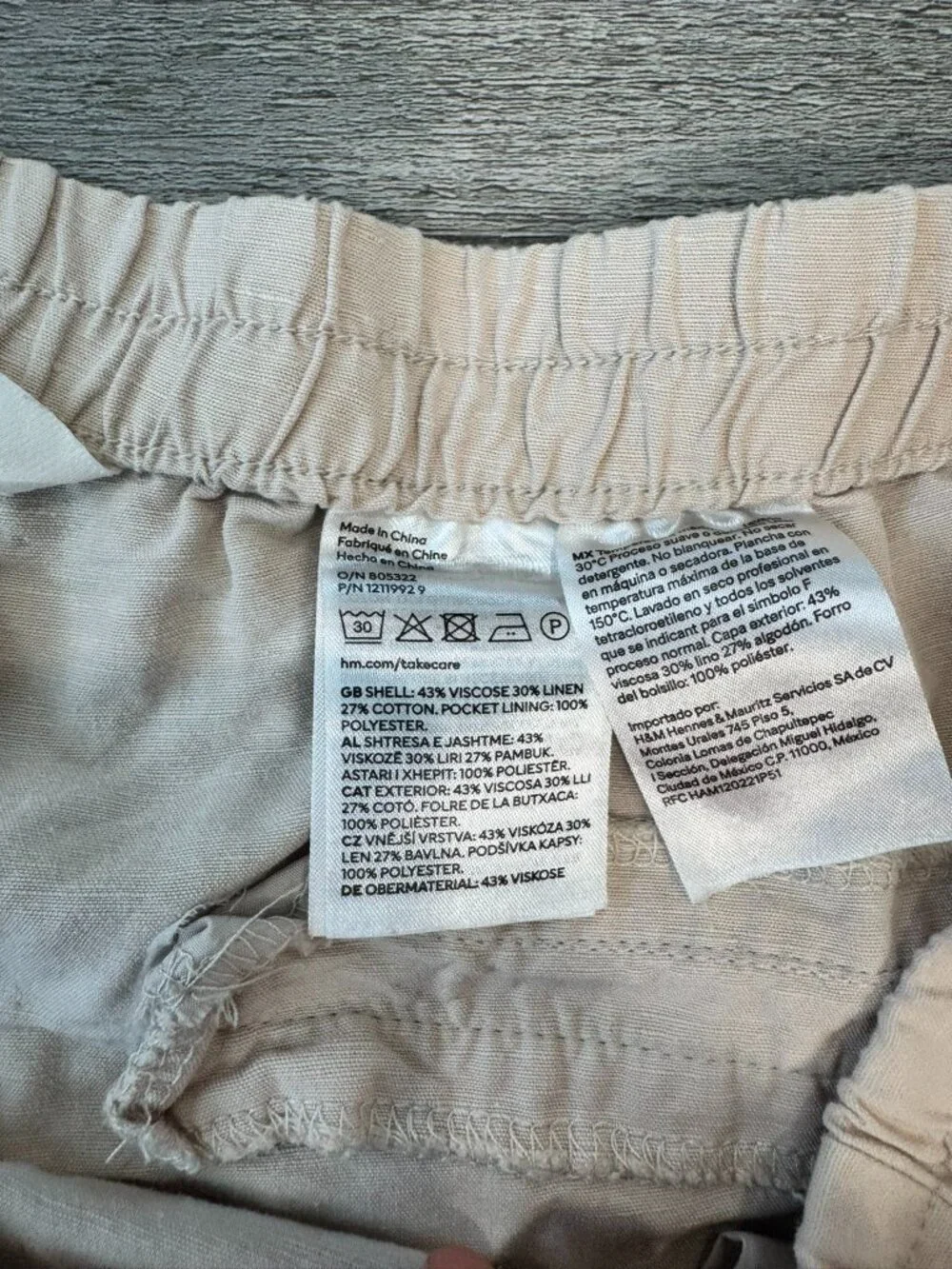 H&M linen blend